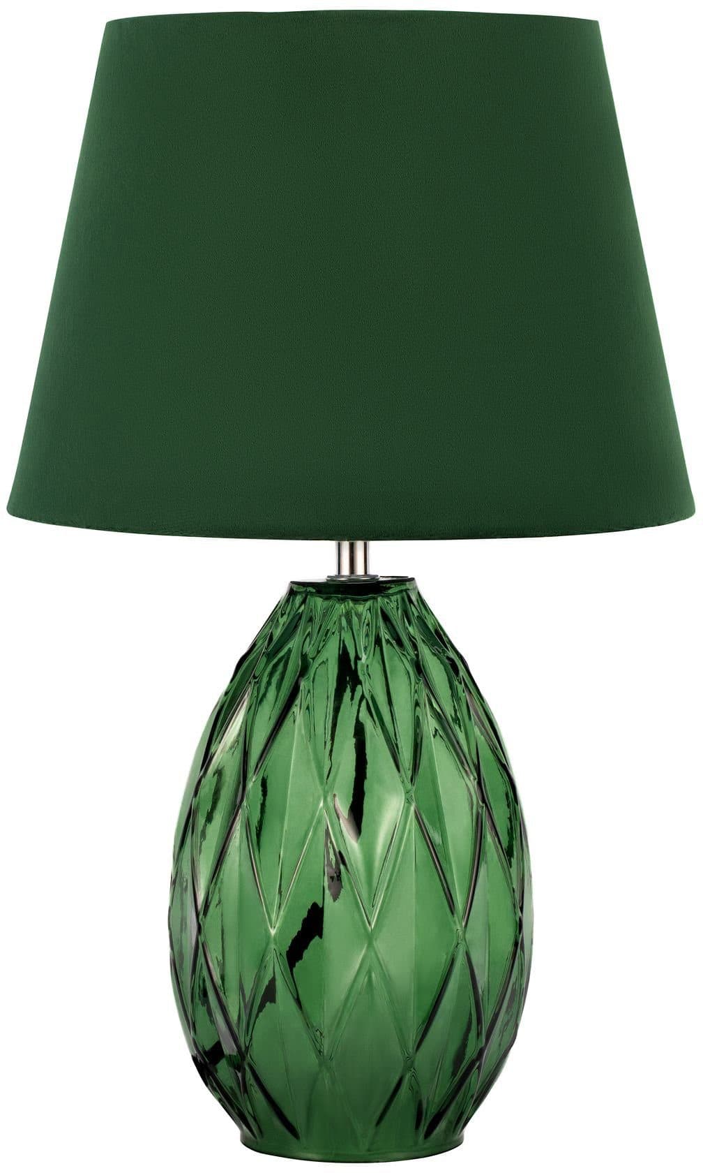 Pauleen Tischleuchte Crystal Velvet | Grün