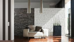living walls Vliestapete Black & White | Schwarz