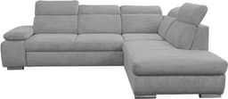 WERK2 Ecksofa Alicante Cord | Grau