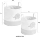 Zeller Present Aufbewahrungskorb Elefant (Set, 2 St) | Rosa 5
