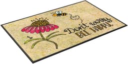 wash+dry by Kleen-Tex Fußmatte Bee Happy | Mehrfarbig