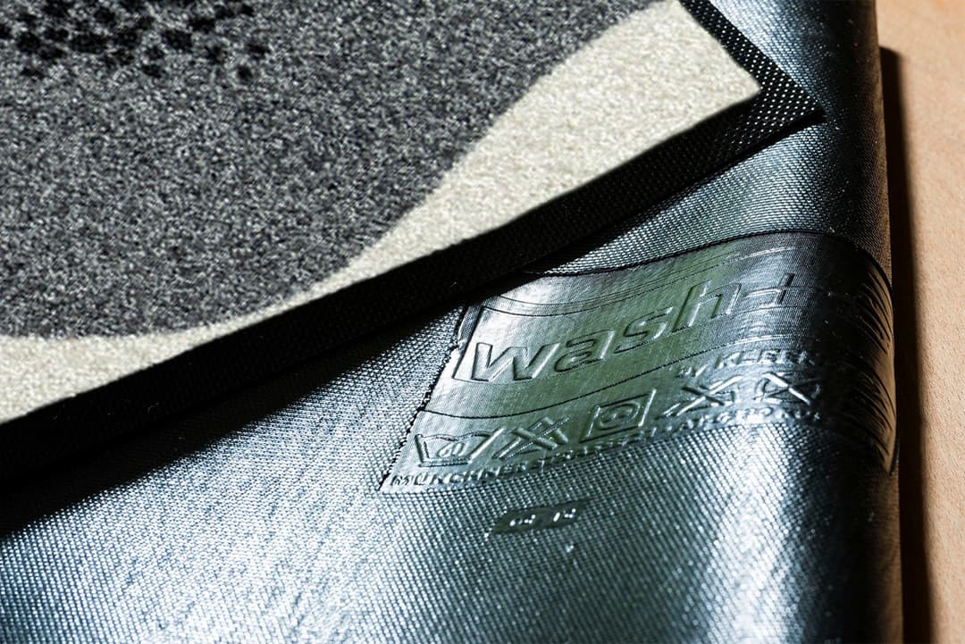 wash+dry by Kleen-Tex Läufer Salt & Pepper | Grau