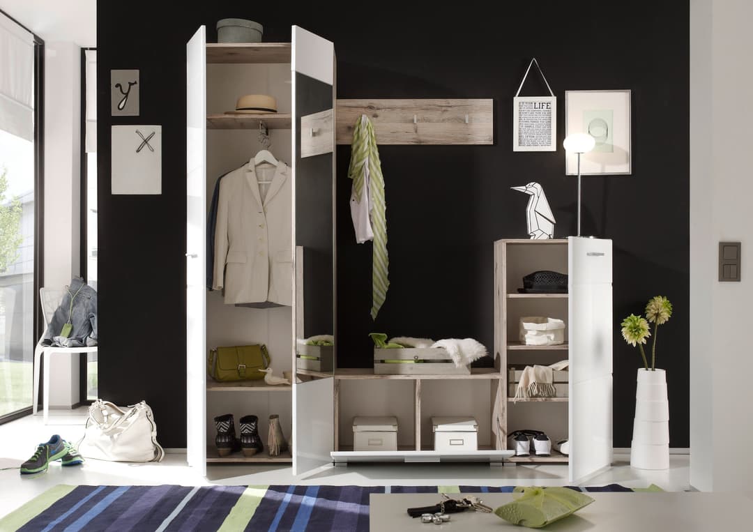 HBZ Kompaktgarderobe SIXX | Weiß