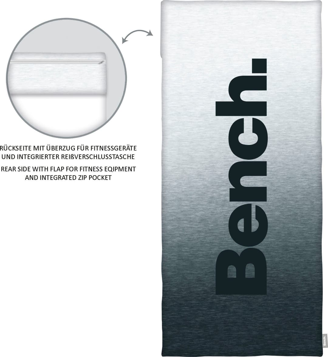 Bench. Sporthandtuch | Grau