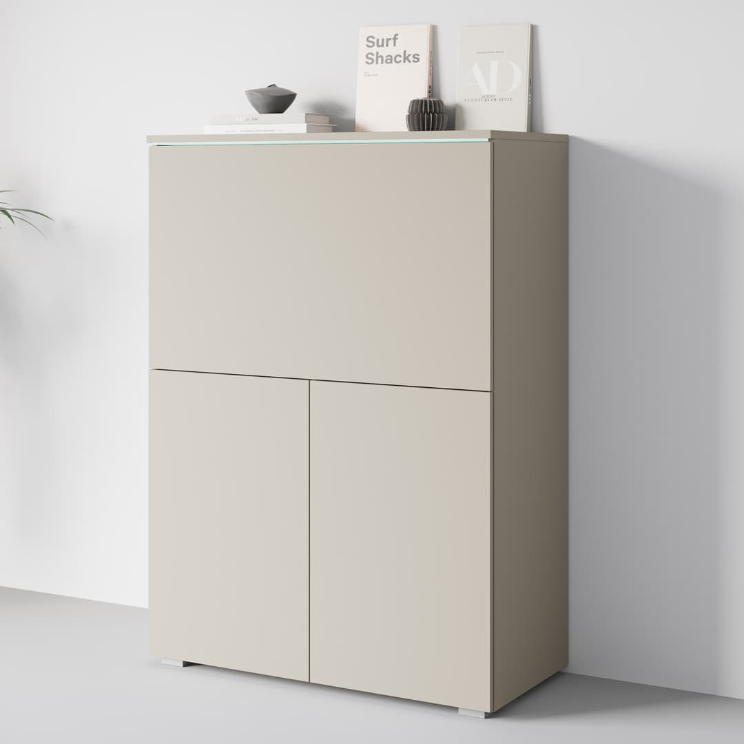 Home affaire PC-Schrank Vera | Beige