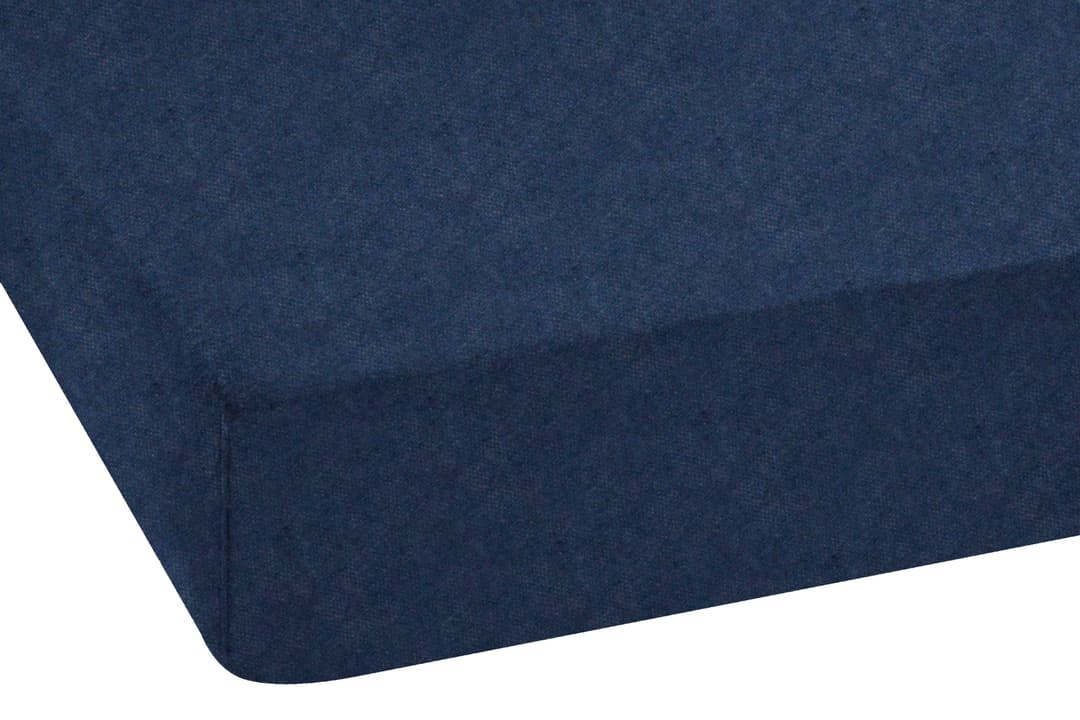 SETEX Feinbiber Spannbettlaken | Blau