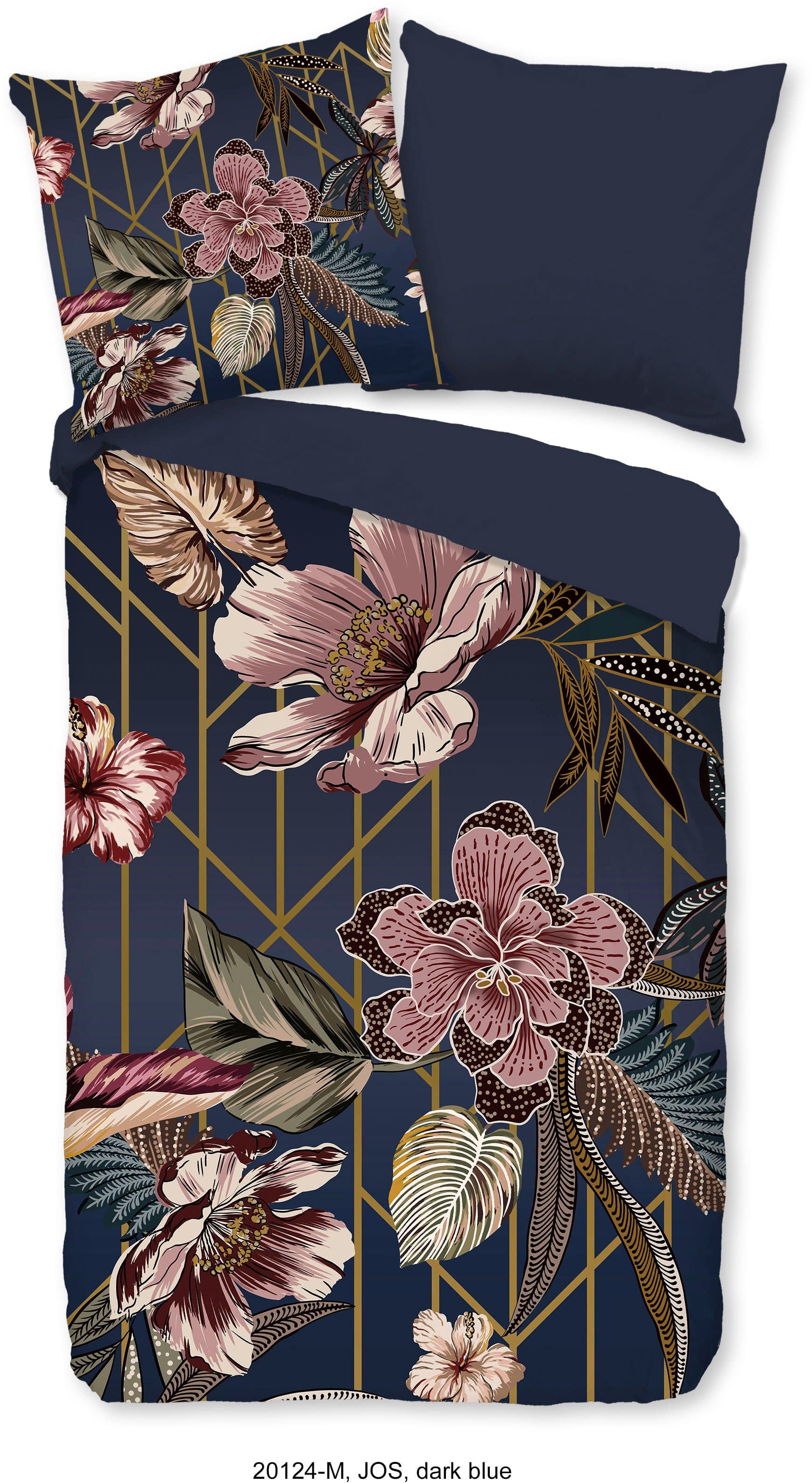PURE luxury collection Wendebettwäsche Jos | Blau