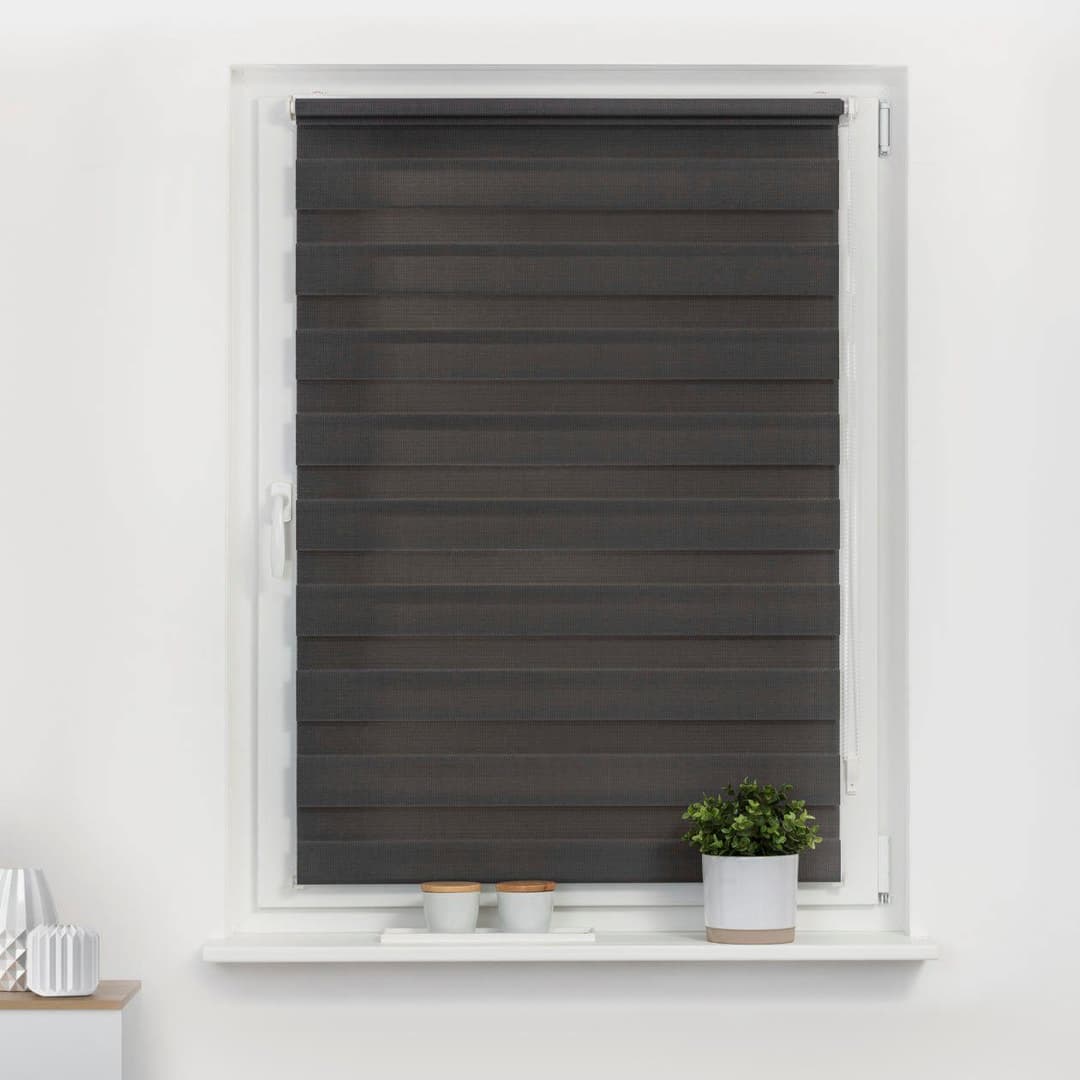 Doppelrollo Duo Rollo Klemmfix | Grau