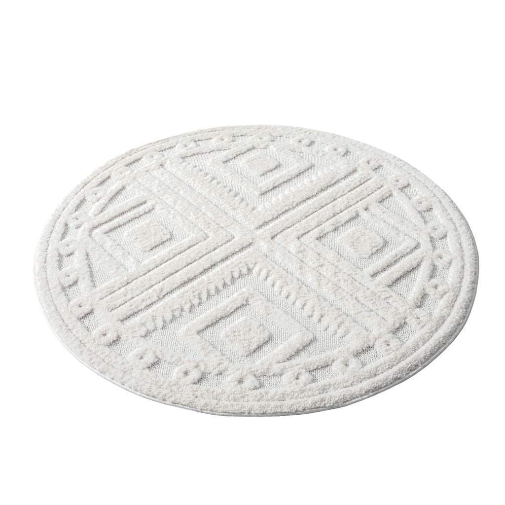 Carpet City FOCUS777 Hochflor-Teppich | Weiß