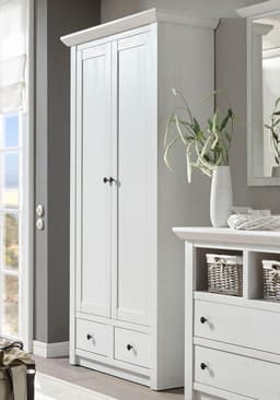 Home affaire Garderobenschrank Höhe ca. 206 cm | Weiß