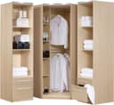 priess Eckkleiderschrank Barcelona | Holztöne 5