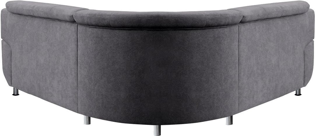 TRENDMANUFAKTUR Ecksofa Rondo | Grau