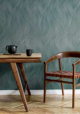 Marburg Vliestapete Wavy Stripes | Grün