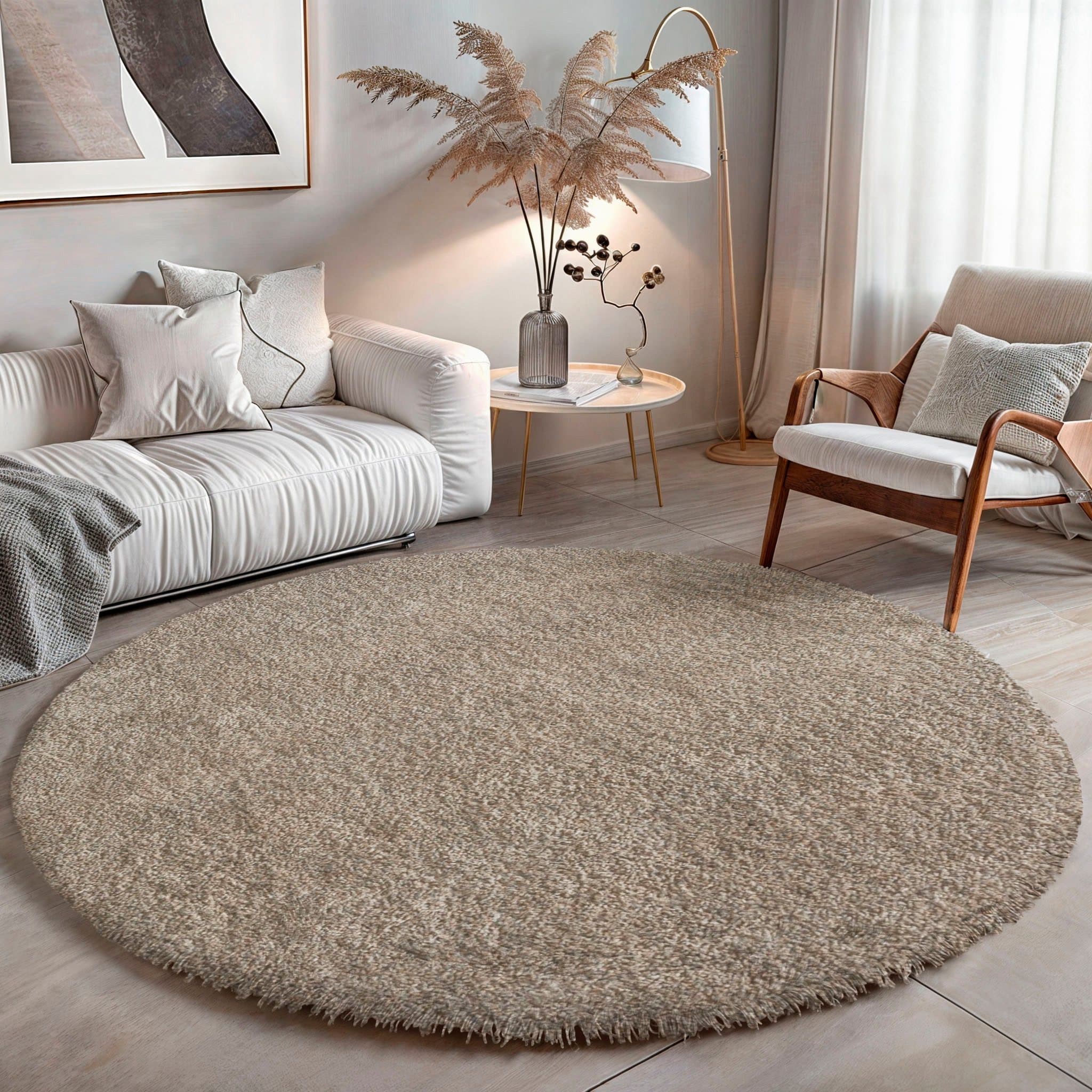 OTTO home Hochflor-Teppich Banji | Beige