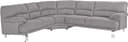 TRENDMANUFAKTUR Ecksofa Cecilia II | Grau