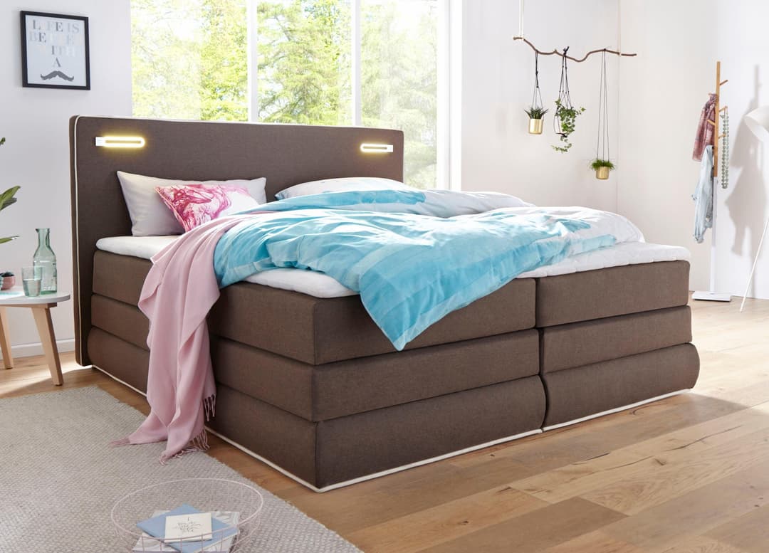 COLLECTION AB Boxspringbett Ninoni | Braun