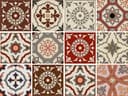 Home affaire Fliesenaufkleber Ornamente | Rot