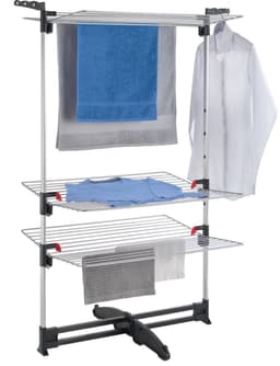 Metaltex Turmwäscheständer Ciclone Vario | Silber