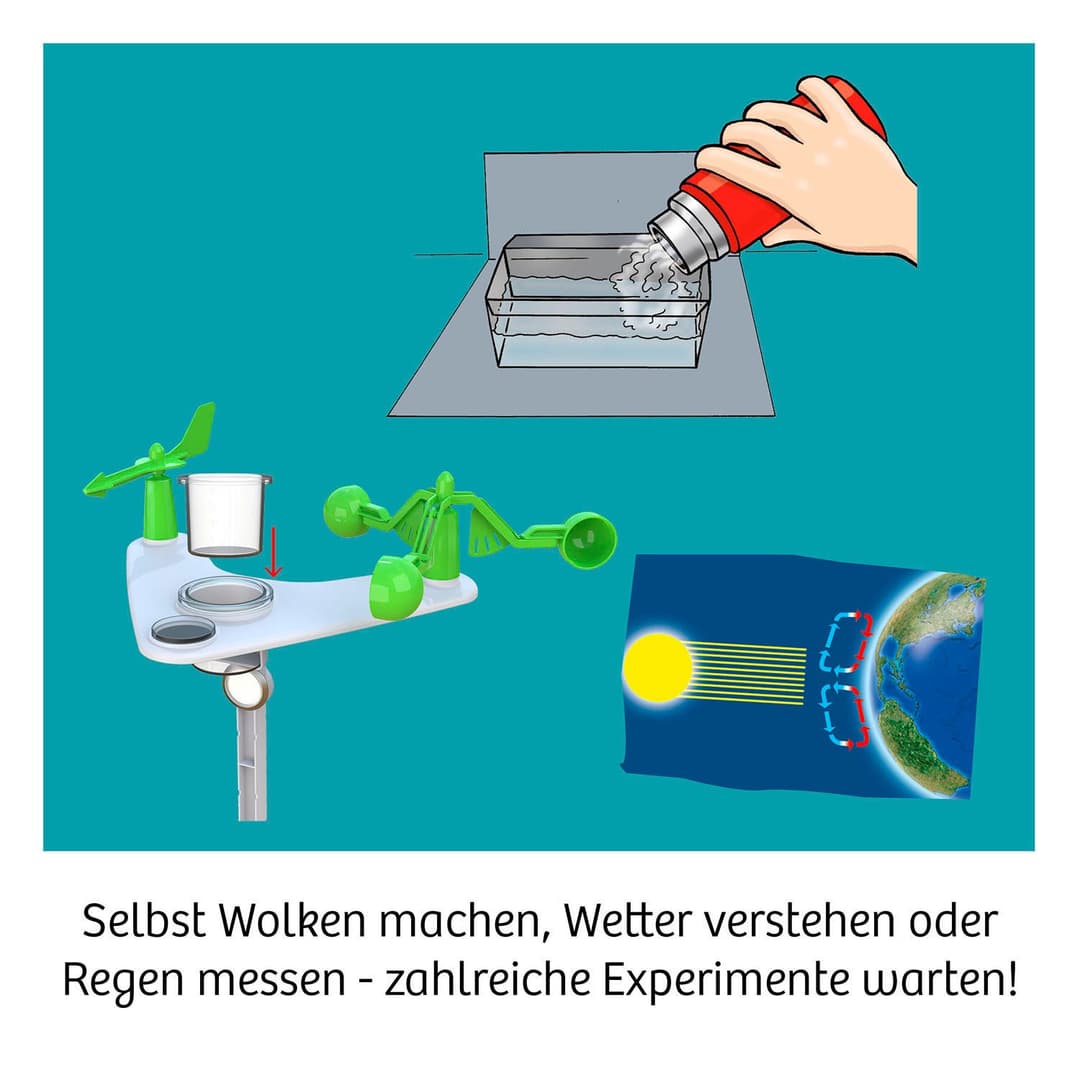 Kosmos Experimentierkasten Wetterstation | Mehrfarbig