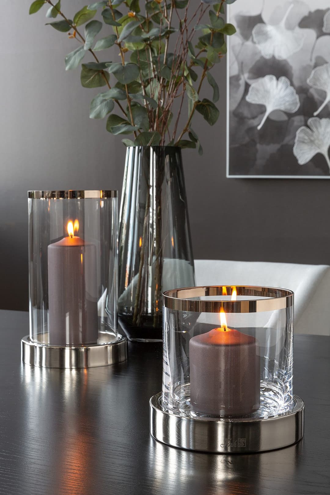 Fink Windlicht EMPIRE | Silber