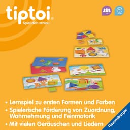 Ravensburger tiptoi® Meine Farben und Formen | Mehrfarbig