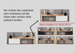 OTTO home Lowboard Chronos TV-Board | Holztöne