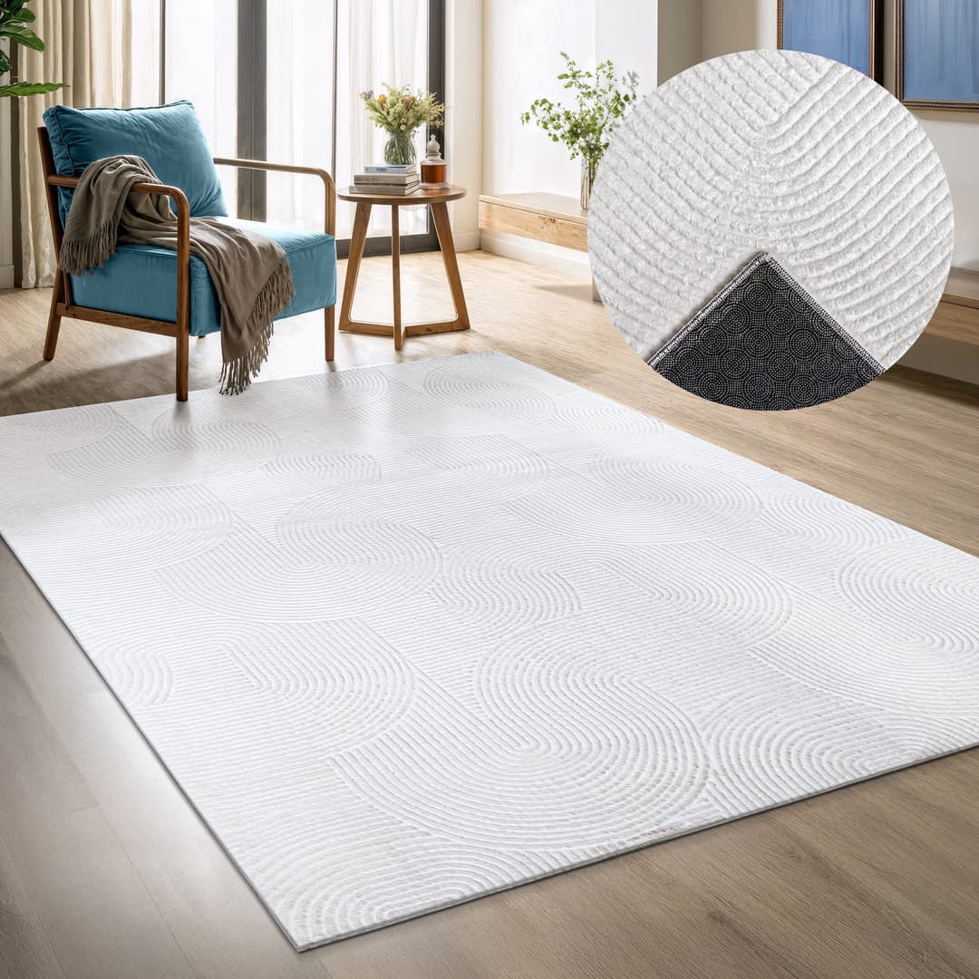 OTTO home Designteppich Zoelle | Weiß