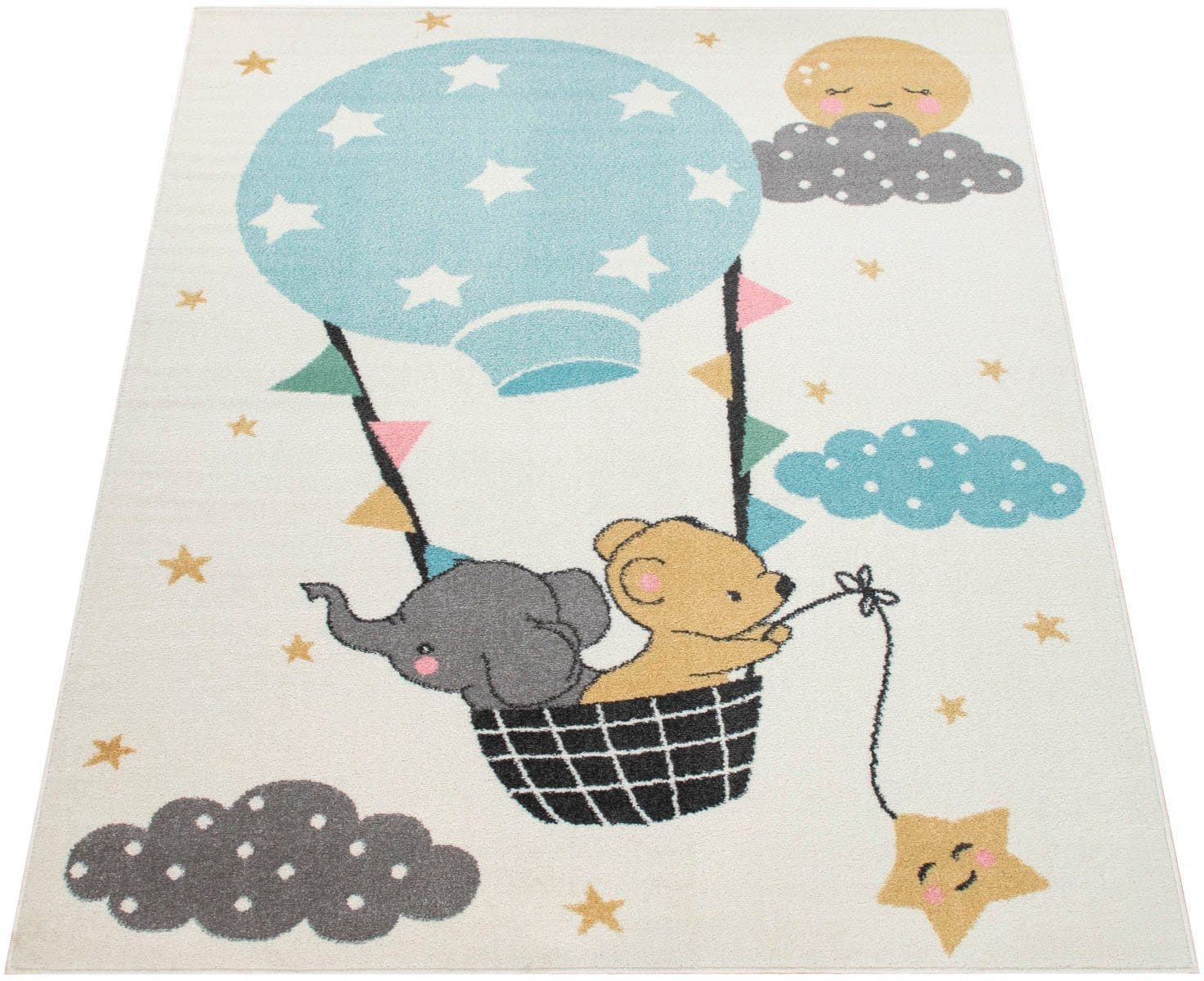 Paco Home Kinderteppich Nino 883 | Beige