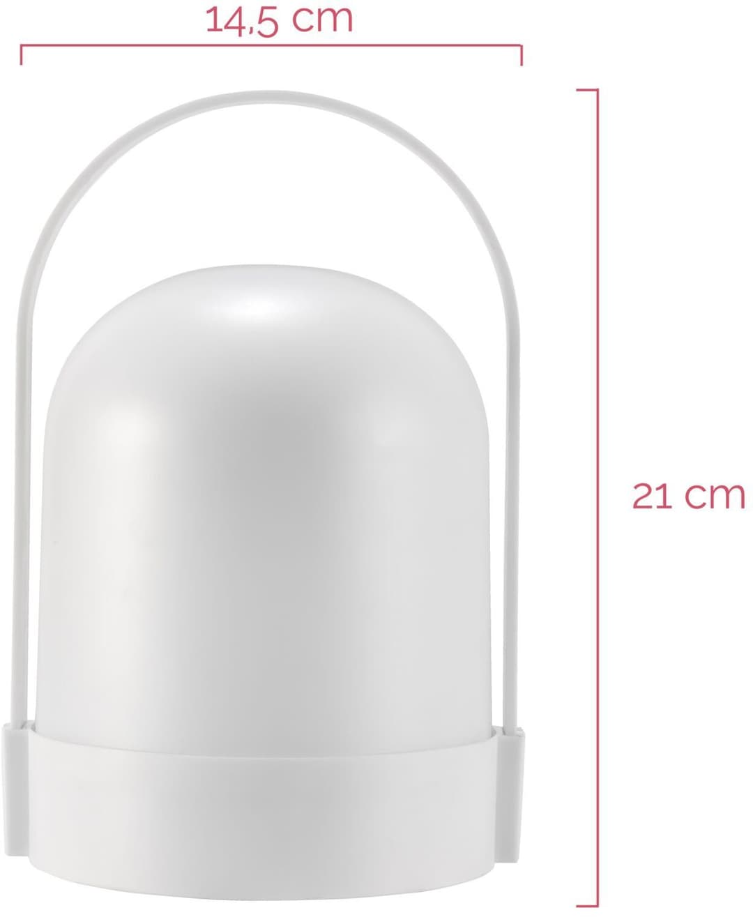 Pauleen LED Laterne Shine Flame | Weiß