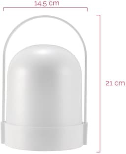 Pauleen LED Laterne Shine Flame | Weiß
