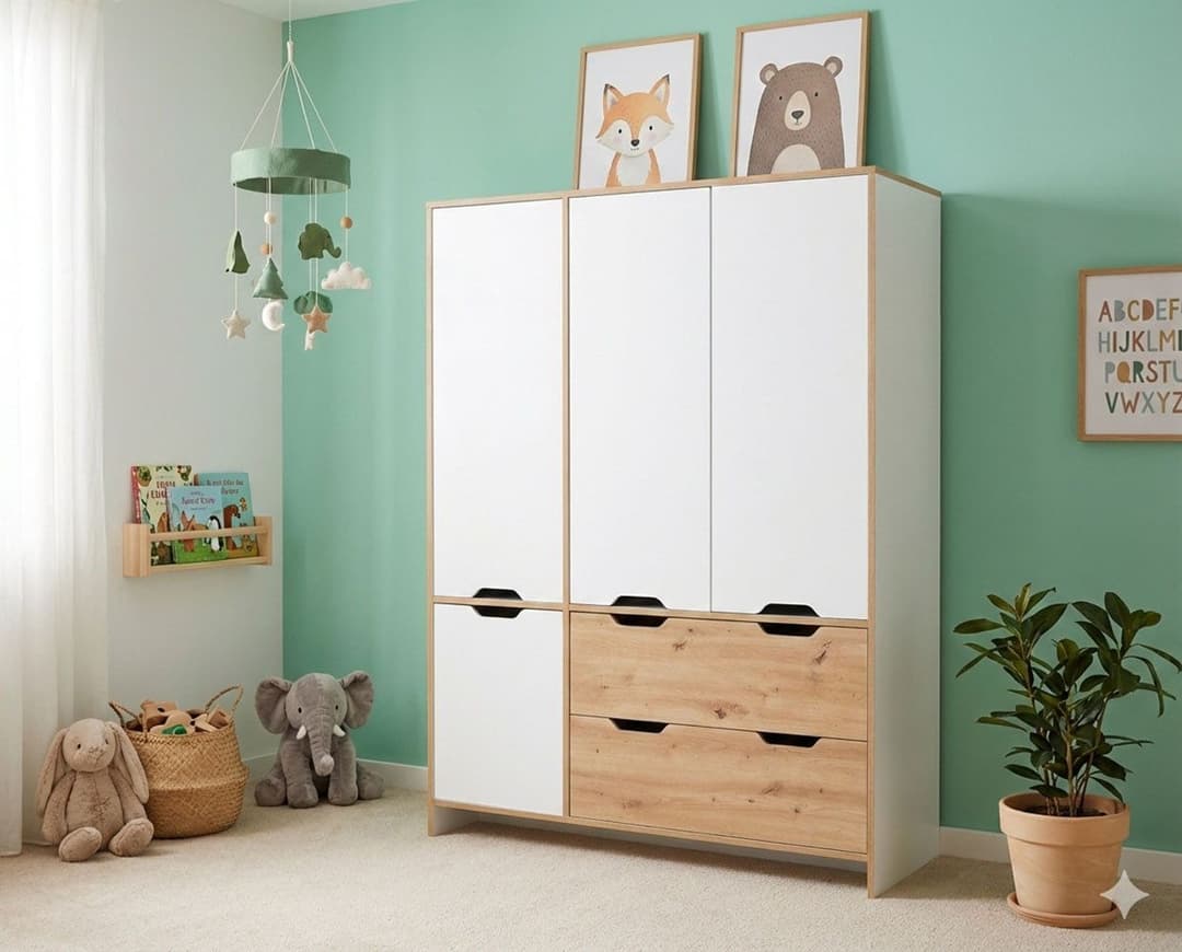 arthur berndt Kinderkleiderschrank »Maxim« | Weiß