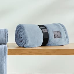 s.Oliver Wohndecke Kuschelsoft | Blau