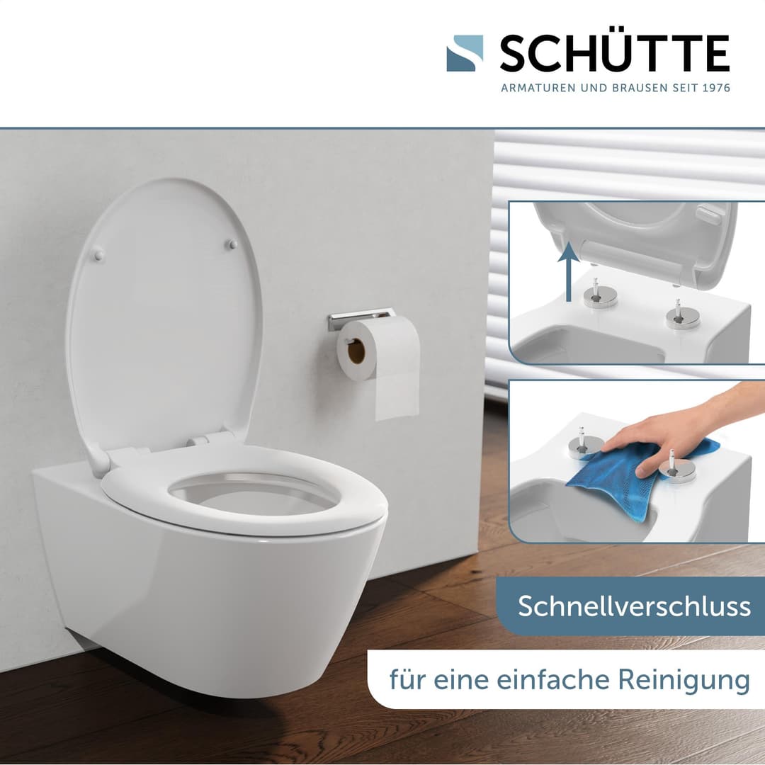 Schütte WC-Sitz WHITE | Weiß
