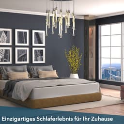 Di Quattro Airy Form Luxus Komfortschaummatratze | Weiß