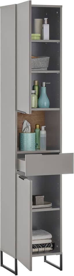 BASIC by Balculina Hochschrank Denver | Grau