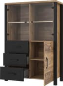 Home affaire Vitrine Olin Höhe 146 cm | Holztöne 5