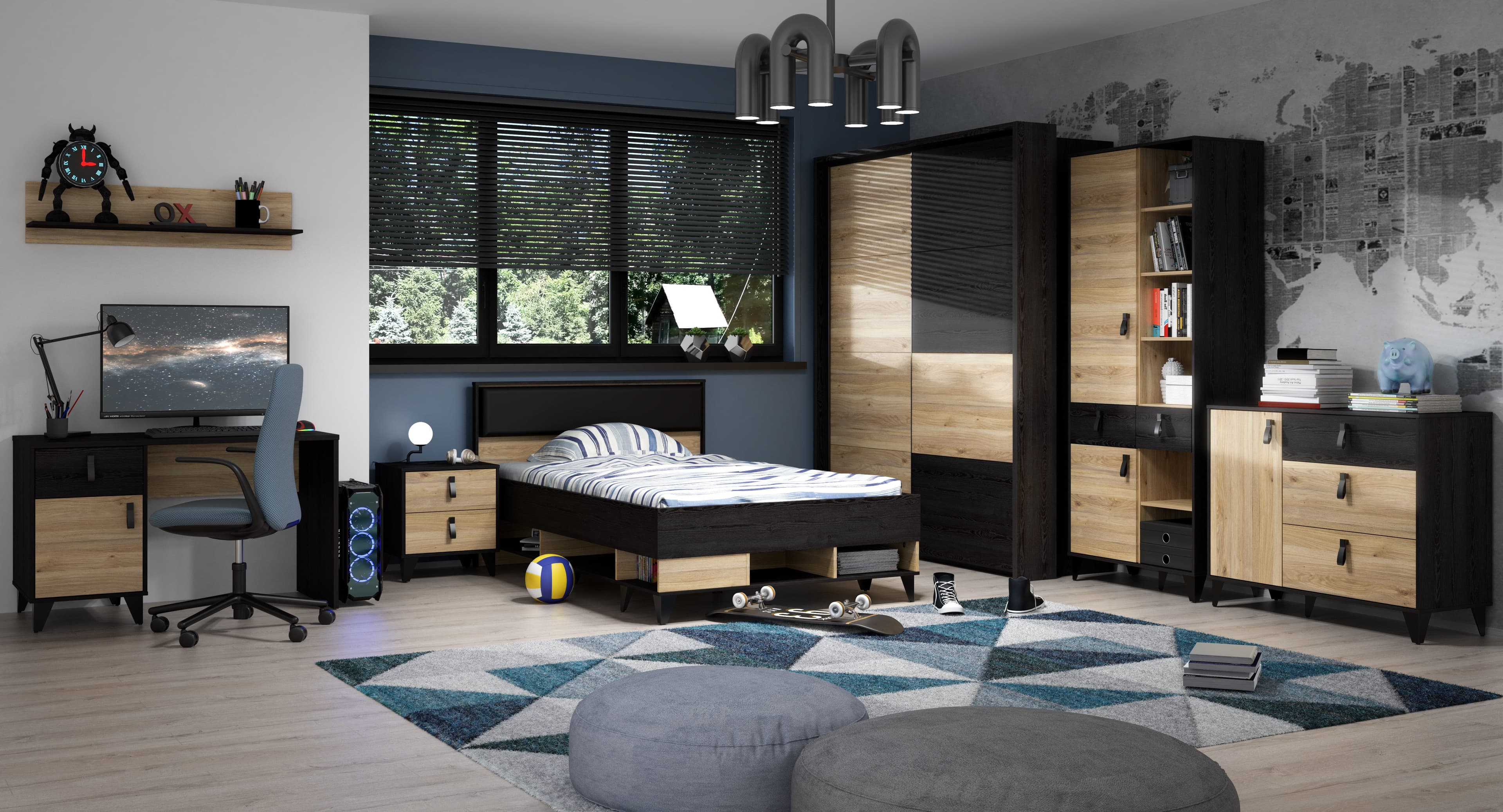 FORTE Sideboard Lya | Holztöne