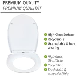 Wenko WC-Sitz Polar | Mehrfarbig