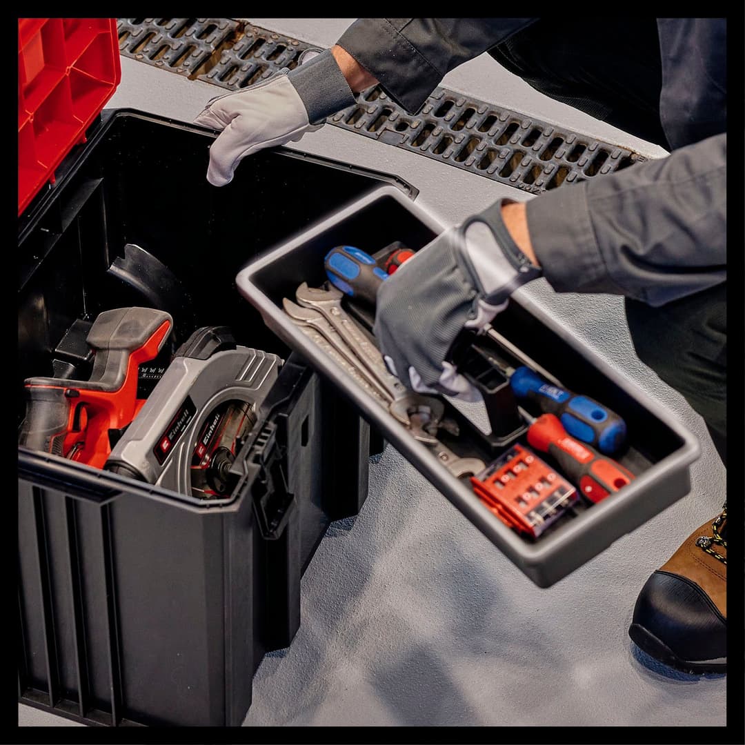 Einhell Werkzeugkoffer E-Case M | Mehrfarbig