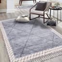 Carpet City Hochflor-Teppich Valencia 909 | Grau