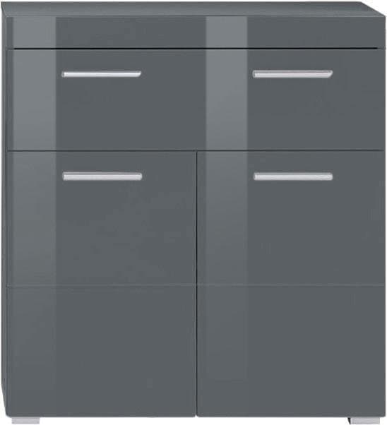 welltime Avena Badezimmerschrank | Grau