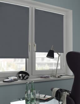 Seitenzugrollo EASYFIX Rollo Thermo ENERGIESPAREND | Grau