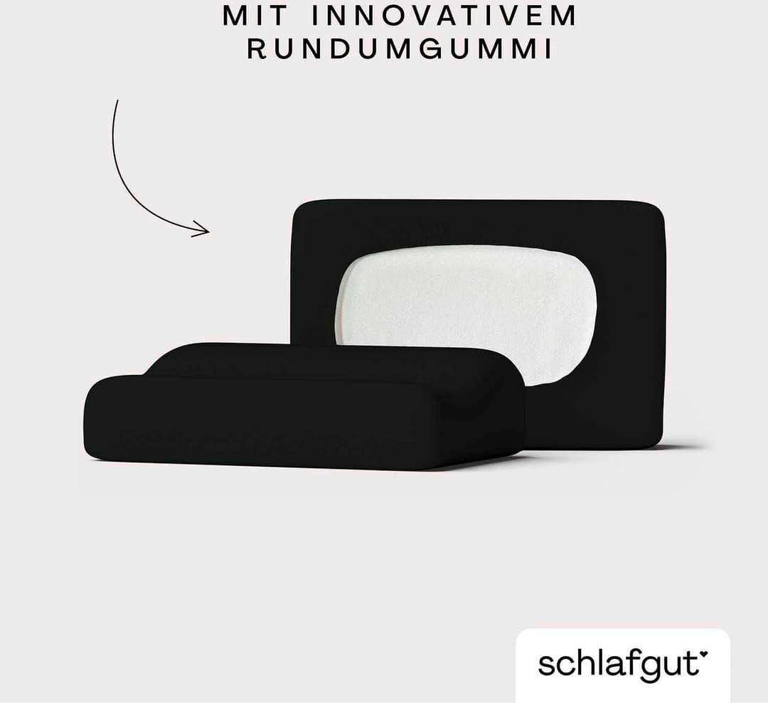 Schlafgut Pure Kissenbezug | Schwarz