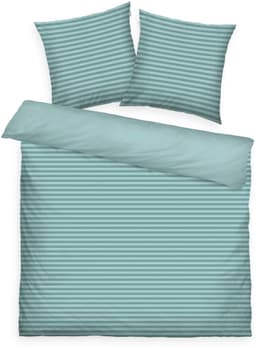 TOM TAILOR HOME Bettwäsche MEDIUM STRIPES | Grün