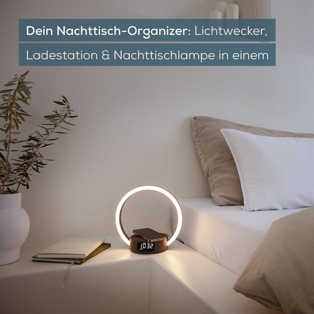 BEURER Tageslichtwecker WL 65 Wake up+Charge | Schwarz