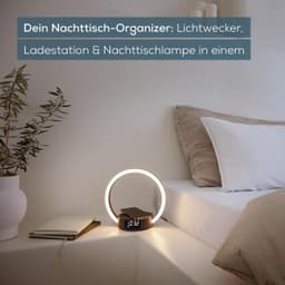 BEURER Tageslichtwecker WL 65 Wake up+Charge | Schwarz