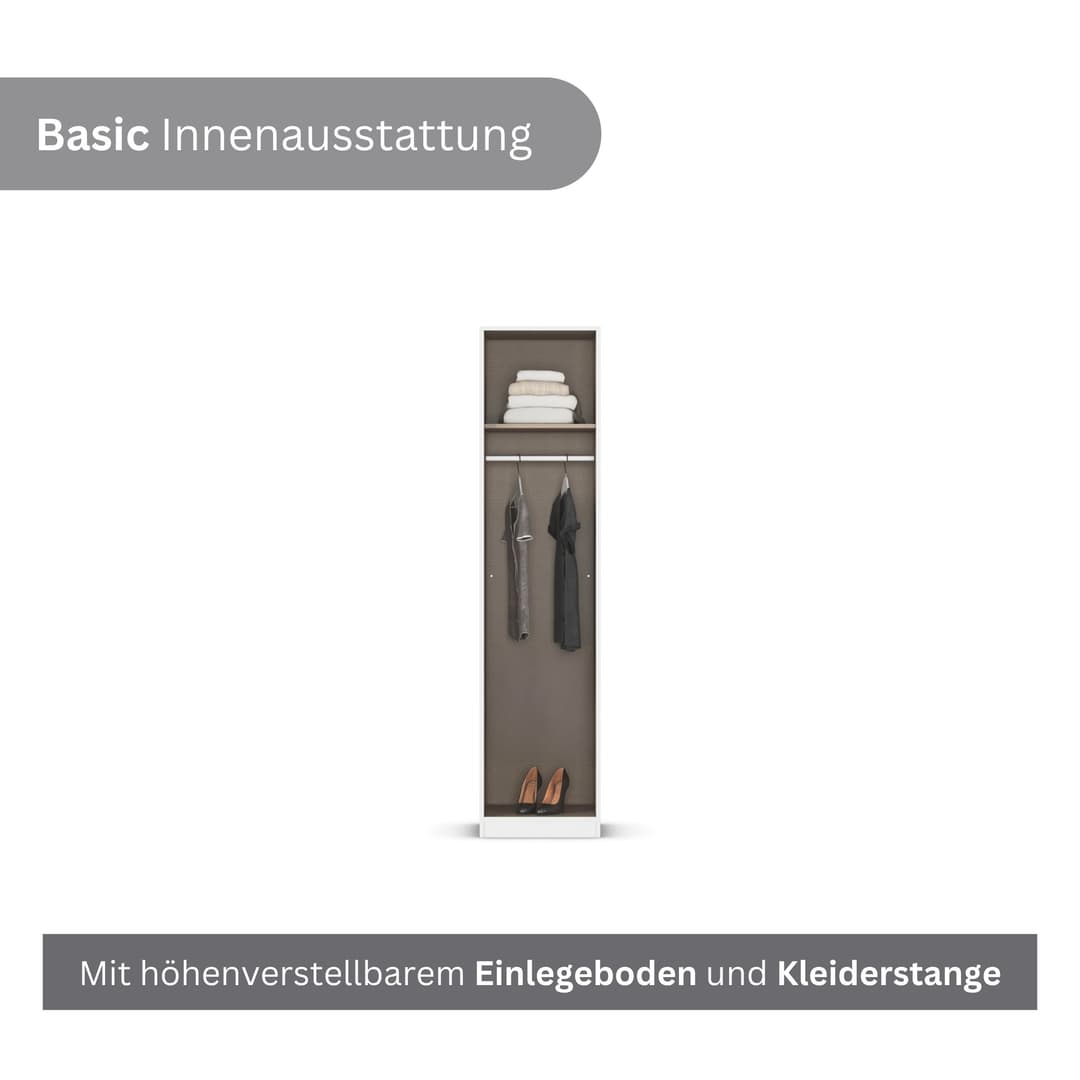 rauch YLVA Kleiderschrank | Weiß