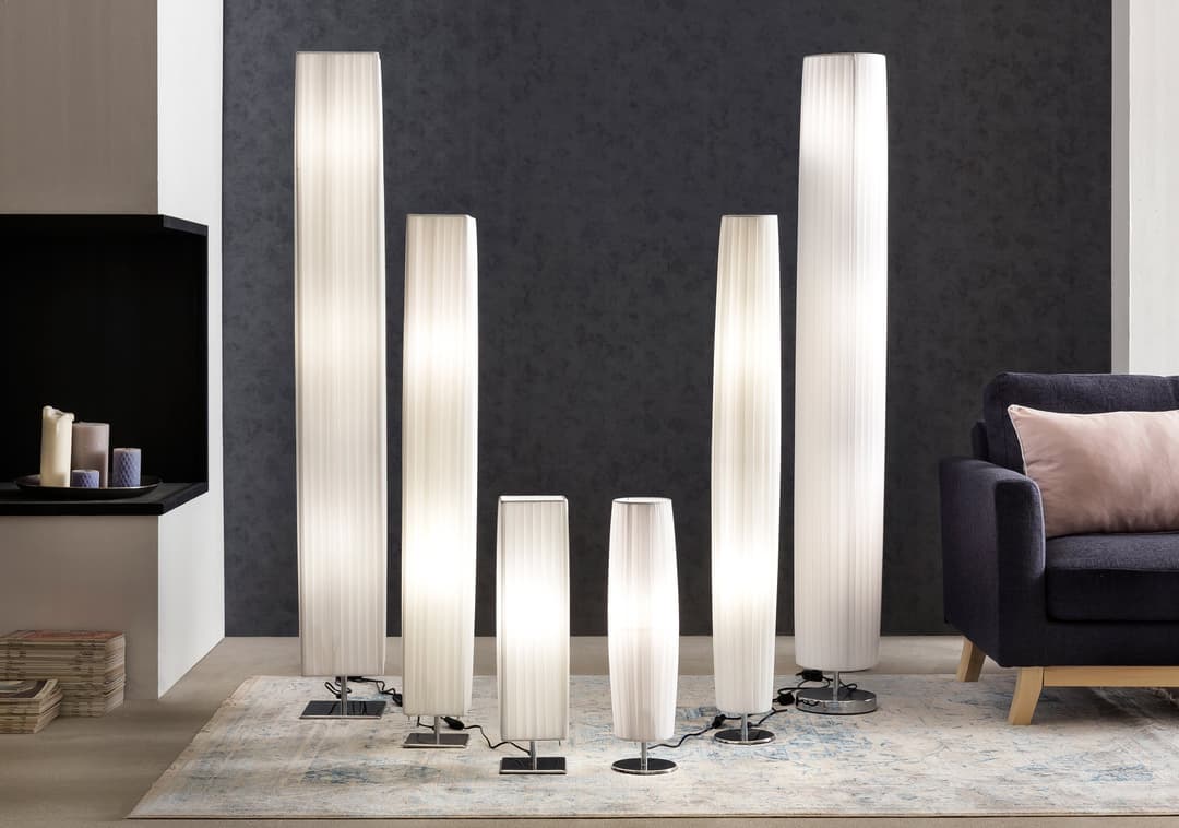 SalesFever Stehlampe Leah | Weiß