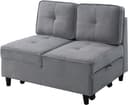 ATLANTIC home collection Schlafsofa Freddy | Grau 4