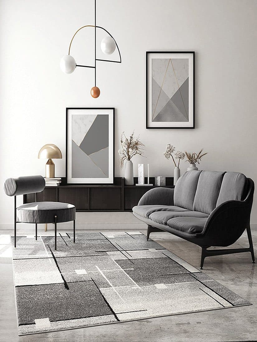 the carpet Teppich Pearl | Grau
